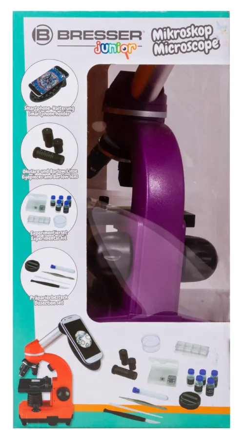 foto microscopio Bresser Junior Biolux SEL 40–1600x,  14