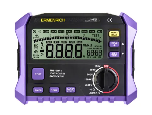 figura tester di isolamento Ermenrich Ping ET50,  3