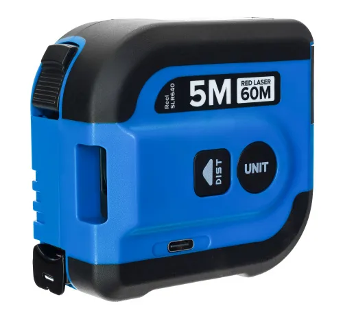 immagine misuratore laser con flessometro Ermenrich Reel SLR640,  3