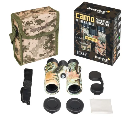 fotografia binocolo con reticolo Levenhuk Camo 10x42,  5