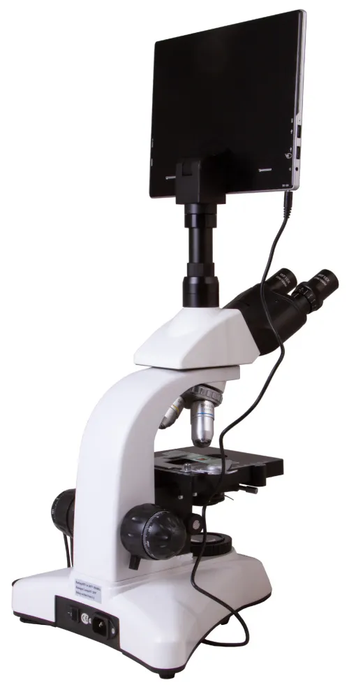 figura microscopio trinoculare digitale Levenhuk MED D20T LCD,  9
