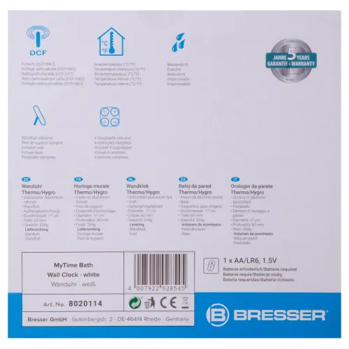 fotografia orologio da Bagno MyTime Bath, bianco,  8