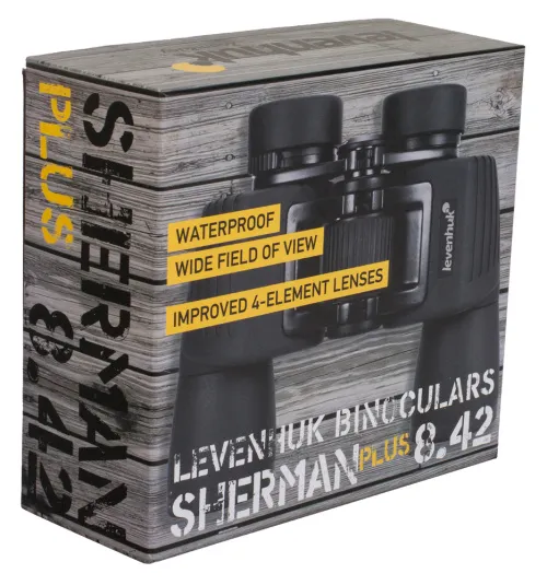 fotografia binocolo Levenhuk Sherman PLUS 8x42,  9