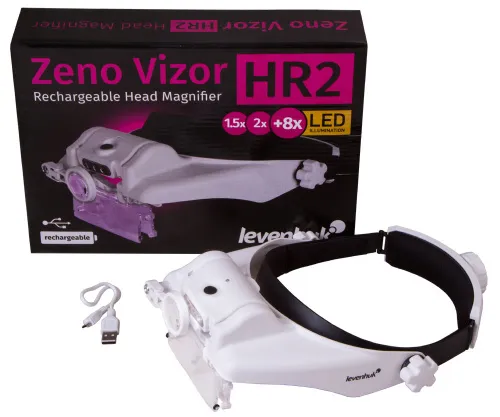 fotografia lente d’ingrandimento frontale ricaricabile Levenhuk Zeno Vizor HR2,  2