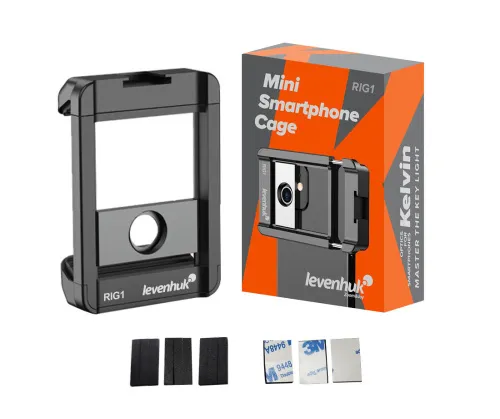 fotografia gabbia per smartphone mini Levenhuk Kelvin RIG1,  9