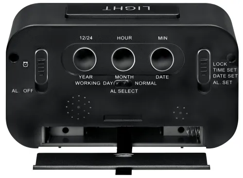 figura sveglia LCD Bresser MyTime Duo, nero,  2
