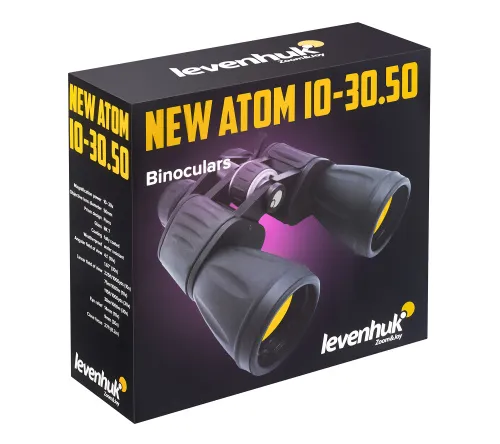 fotografia binocolo Levenhuk New Atom 10–30x50,  13