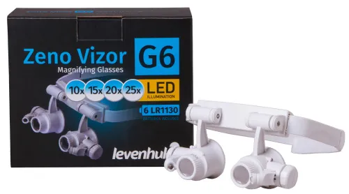 foto occhiali d’ingrandimento Levenhuk Zeno Vizor G6,  10