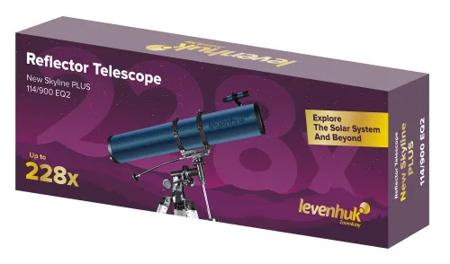 figura telescopio Levenhuk New Skyline PLUS 114/900 EQ2,  2