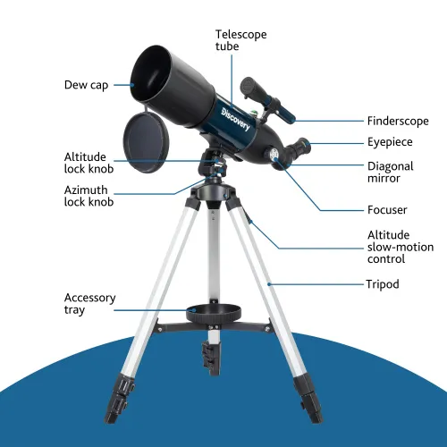 immagine telescopio Levenhuk Discovery Sky Trip ST80 con libro,  19