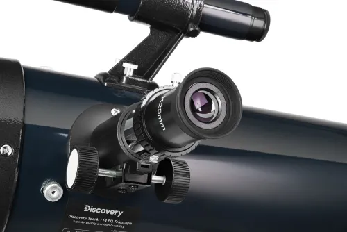 fotografia telescopio Levenhuk Discovery Spark 114 EQ con libro,  10