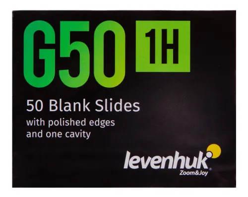foto vetrini vuoti Levenhuk G50 1H a una cavità, 50 pz.,  7