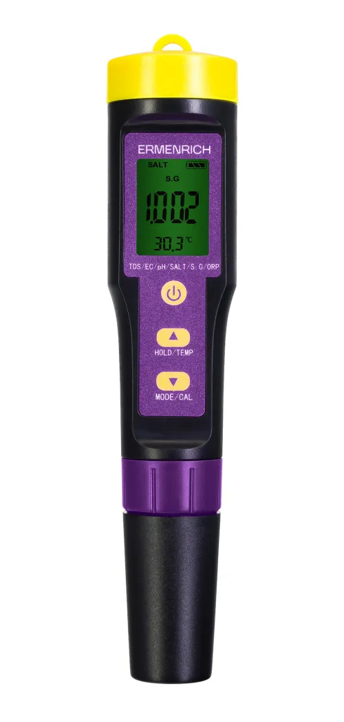 figura tester di qualità dell’acqua Ermenrich Wett QT40,  2