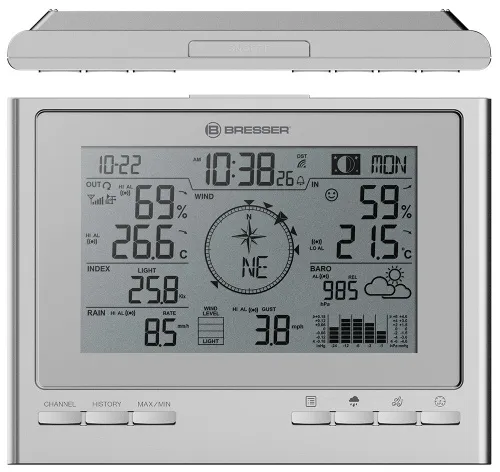 fotografia bresser 7-in-1 ClimateScout RC, argenteo,  3
