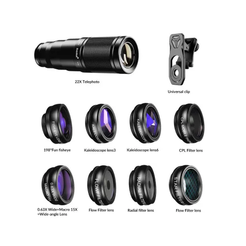 immagine set di lenti per smartphone Levenhuk Kelvin SLS10,  6