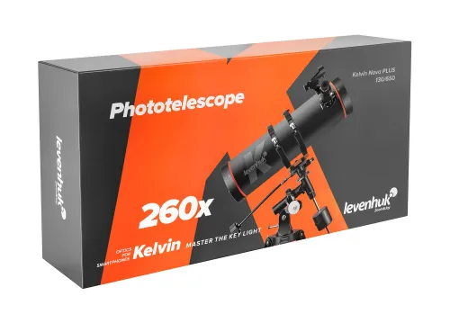 figura fototelescopio Levenhuk Kelvin Nova PLUS 130/650,  18