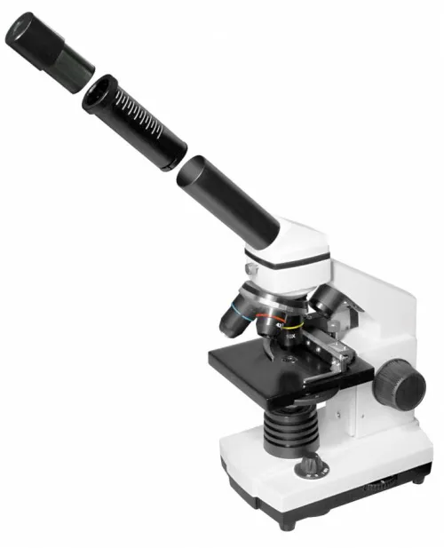 foto microscopio Bresser Biolux NV 20–1280x con fotocamera oculare HD USB,  5