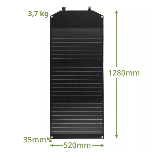 immagine caricabatterie solare portatile Bresser 90 watt con alimentazione USB,  6