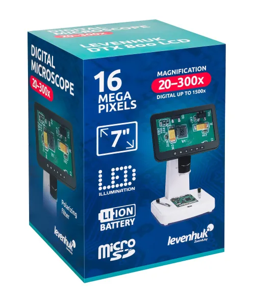 figura microscopio digitale Levenhuk DTX 800 LCD,  12