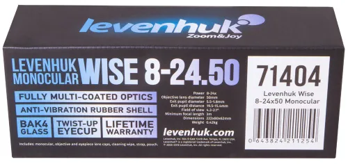 figura monoculare Levenhuk Wise 8–24x50,  10