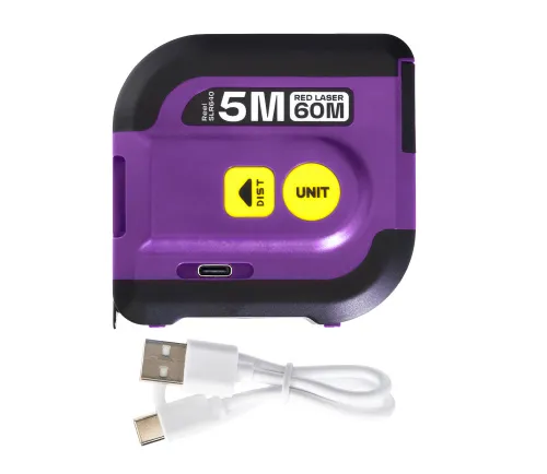 immagine misuratore laser con flessometro Ermenrich Reel SLR640,  6