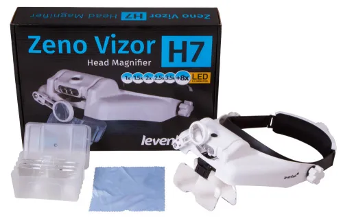 foto lente d’ingrandimento frontale Levenhuk Zeno Vizor H7,  2