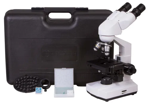 figura microscopio Bresser Erudit Basic Bino 40–400x,  2