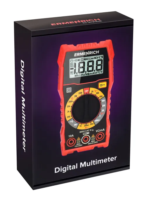 figura multimetro digitale Ermenrich Zing TC07,  6