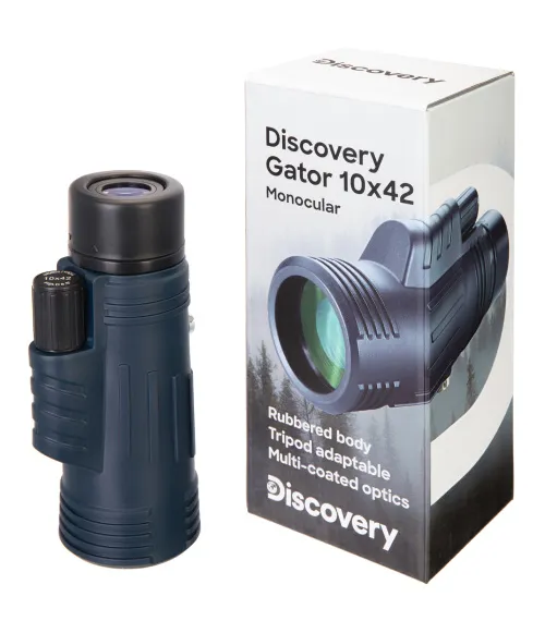 foto monoculare Levenhuk Discovery Gator 10x42,  9