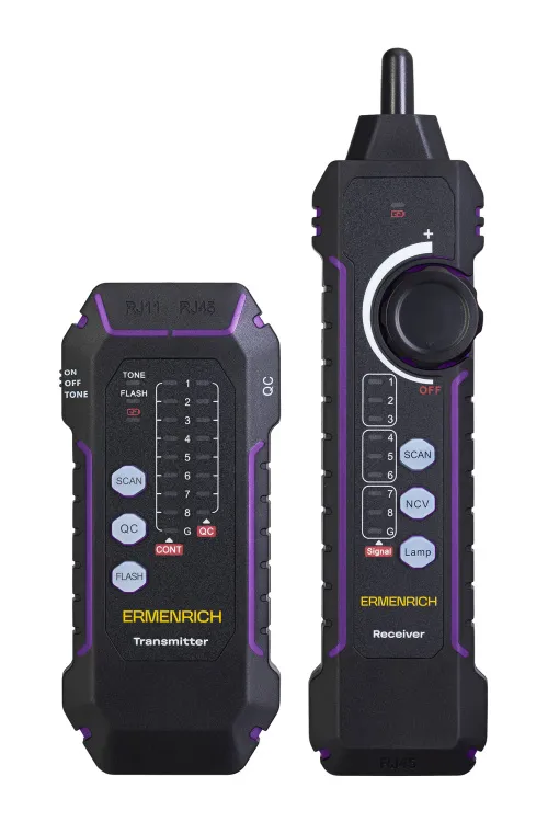 figura tester per cavi di rete Ermenrich NetGeeks NP35,  3