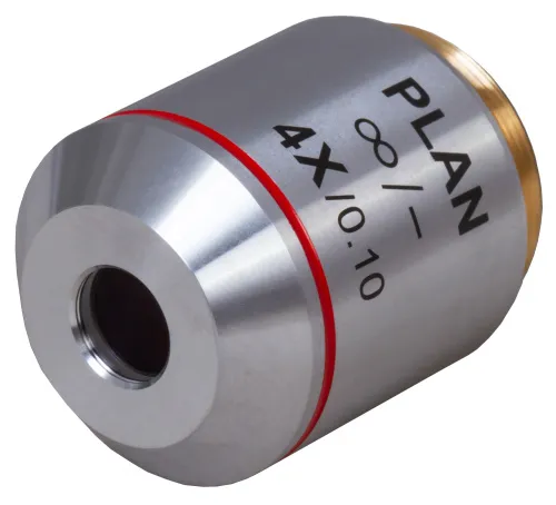 figura obiettivo planacromatico all’infinito Levenhuk MED 4x,  2