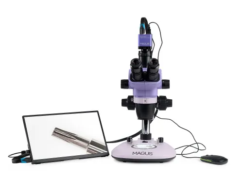 fotografia microscopio stereoscopico digitale MAGUS Stereo D8T LCD BASE,  5