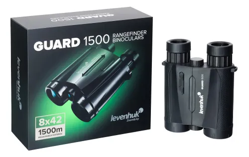 figura binocolo con telemetro Levenhuk Guard 1500,  3