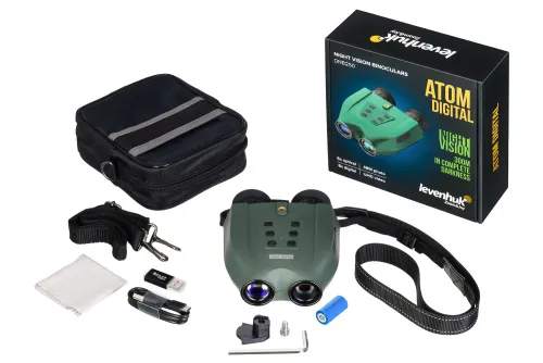 fotografia visore notturno binoculare Levenhuk Atom Digital DNB250,  2