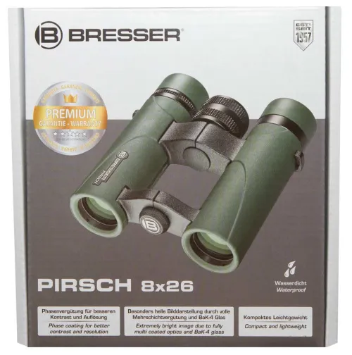 foto binocolo Bresser Pirsch 8x26,  12