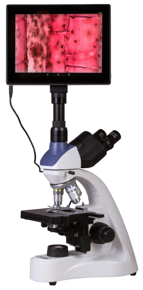 fotografia microscopio trinoculare digitale Levenhuk MED D10T LCD,  3