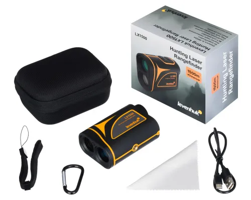 figura telemetro laser da caccia Levenhuk LX1500,  2