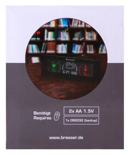 fotografia stazione meteo a colori Bresser Temeo Life, nero,  13