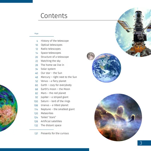 foto telescopio Levenhuk Discovery Sky T60 con libro,  5