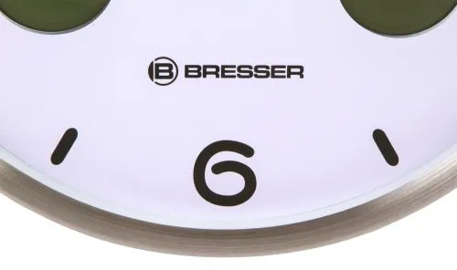 foto orologio da parete termoigrometro Bresser Optus MyTime Bresser MyTime io NX 30 cm, bianco,  4