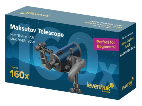 immagine telescopio Levenhuk New Skyline BASE MAK 80/850 AZ-M ,  2