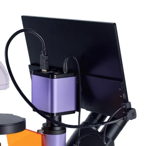 figura microscopio a fluorescenza invertito digitale MAGUS Lum VD500L LCD,  19