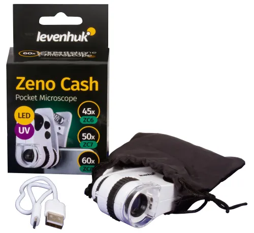 figura microscopio tascabile Levenhuk Zeno Cash ZC6,  2