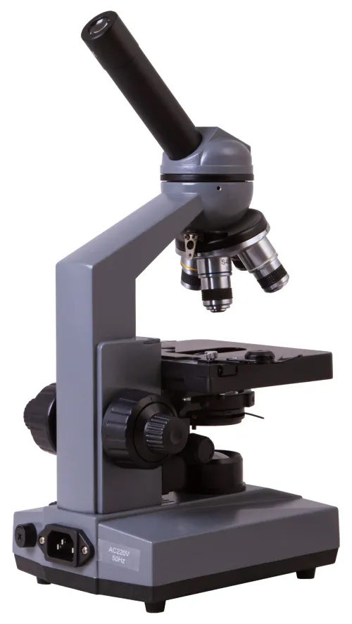foto microscopio biologico monoculare Levenhuk 320 BASE,  4