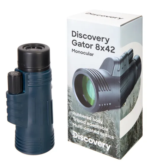 foto monoculare Levenhuk Discovery Gator 8x42,  9