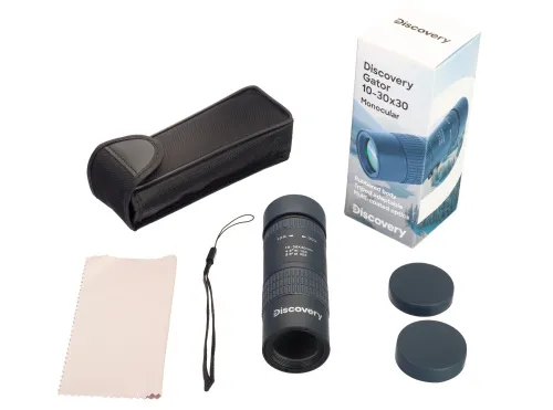 foto monoculare Levenhuk Discovery Gator 10—30x30,  4