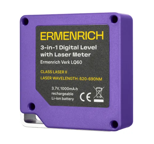 foto livella digitale con misuratore laser 3 in 1 Ermenrich Verk LQ60,  7