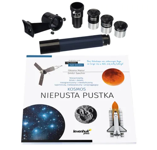 fotografia telescopio Levenhuk Discovery Spark 114 AZ con libro,  3