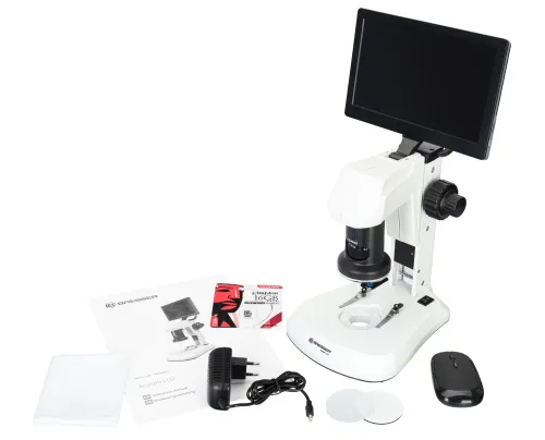 foto microscopio LCD Bresser Analyth,  3
