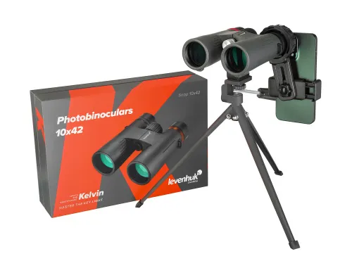 foto fotobinocolo Levenhuk Kelvin Snap 10x42,  2